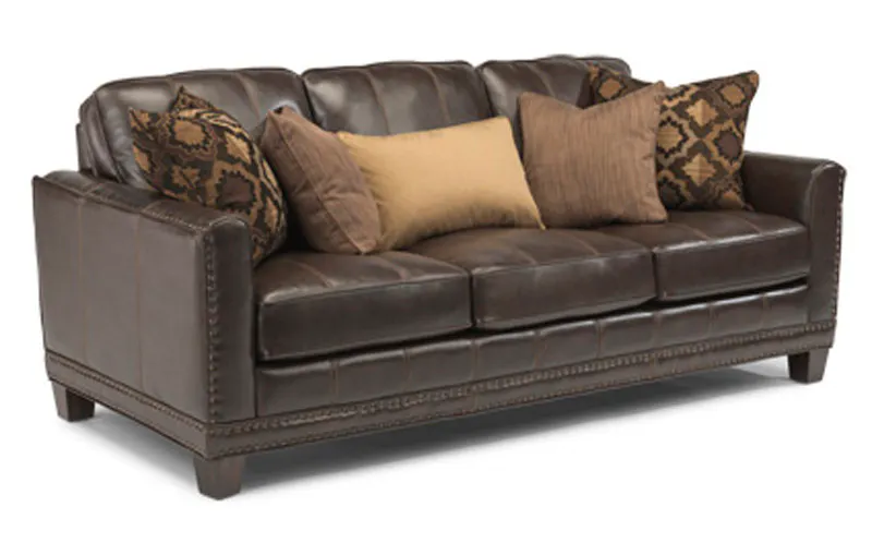 Flexsteel 1373-31 Port Royal Leather Sofa Flexsteel 1373-31 Port Royal Leather Sofa