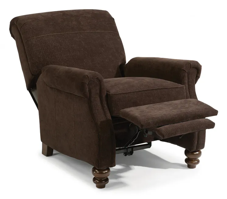 Flexsteel B3790-503 Bay Bridge Leather High leg Recliner without Nailhead Trim Flexsteel B3790-503 Bay Bridge Leather High leg Recliner without Nailhead Trim