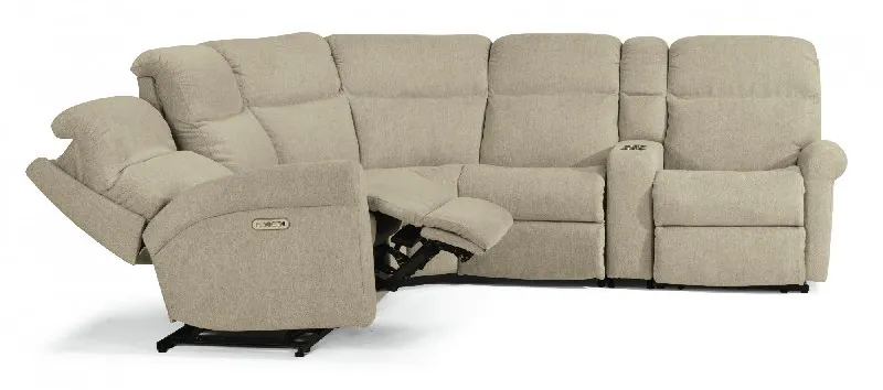 Flexsteel 2902-SECTPH Davis Power Reclining Sectional with Power Headrests Flexsteel 2902-SECTPH Davis Power Reclining Sectional with Power Headrests