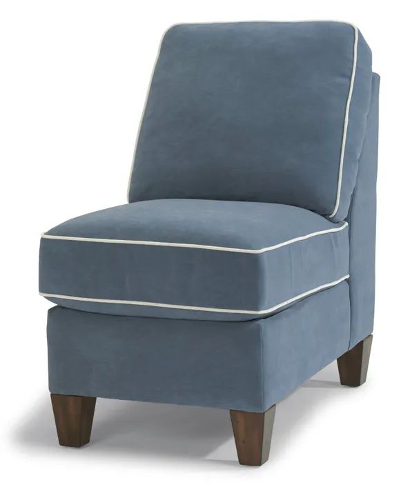 Flexsteel 3979-19 Westside Leather Armless Chair Flexsteel 3979-19 Westside Leather Armless Chair