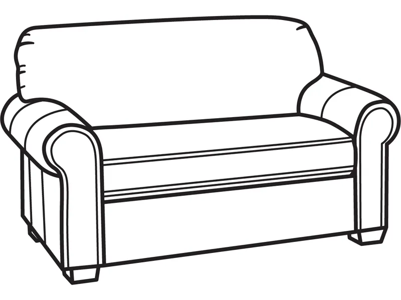 Flexsteel 3535-41 Thornton Leather Twin Sleeper Flexsteel 3535-41 Thornton Leather Twin Sleeper