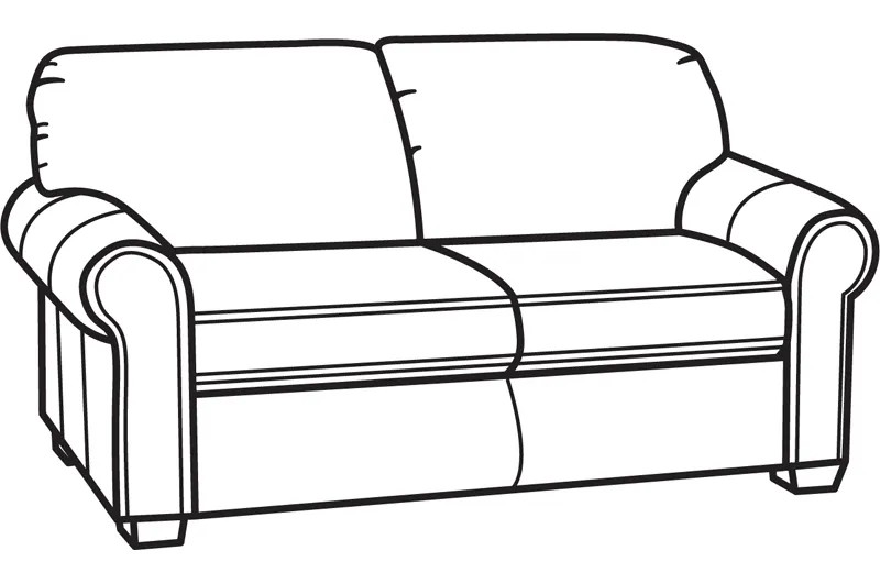 Flexsteel 3535-43 Thornton Leather Full Sleeper Flexsteel 3535-43 Thornton Leather Full Sleeper