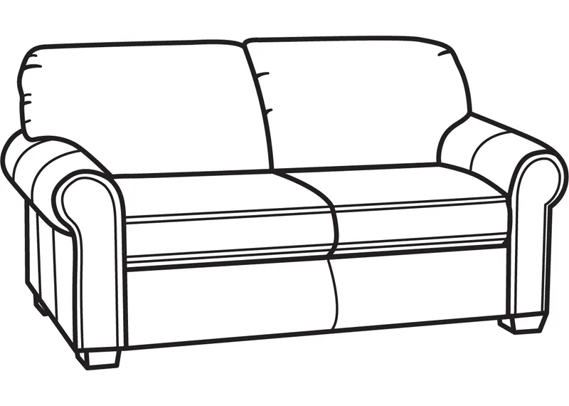 Flexsteel 3535-43 Thornton Leather Full Sleeper Flexsteel 3535-43 Thornton Leather Full Sleeper