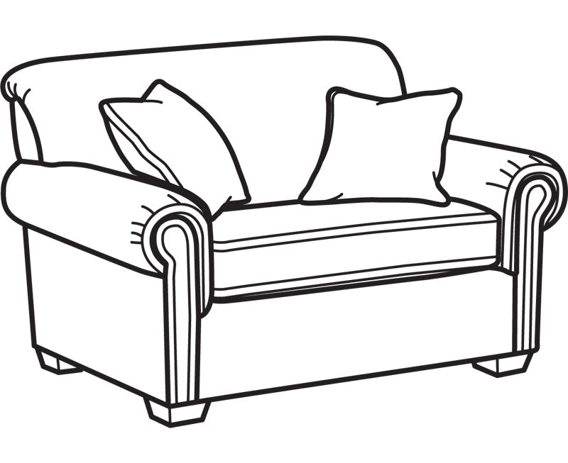 Flexsteel 5988-41 Main Fabric Twin Sleeper Flexsteel 5988-41 Main Fabric Twin Sleeper