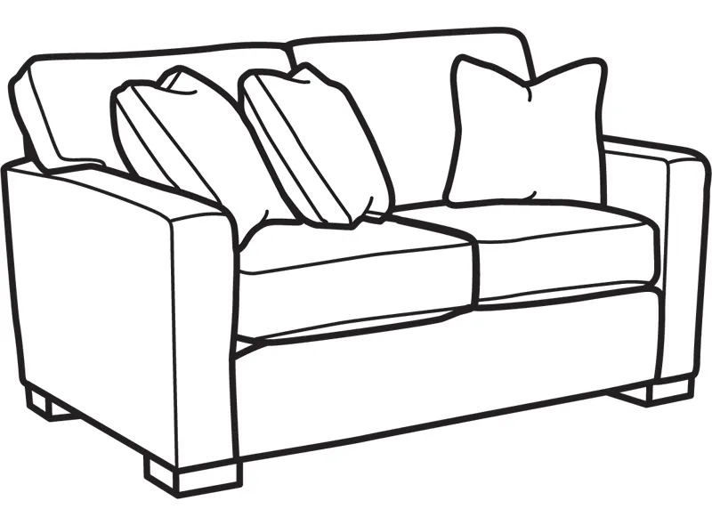 Flexsteel 7399-20 Bryant Fabric Loveseat Flexsteel 7399-20 Bryant Fabric Loveseat
