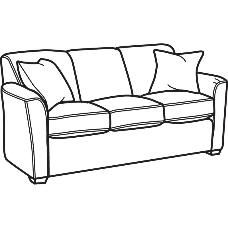 Flexsteel 5936-43 Lakewood Fabric Full Sleeper