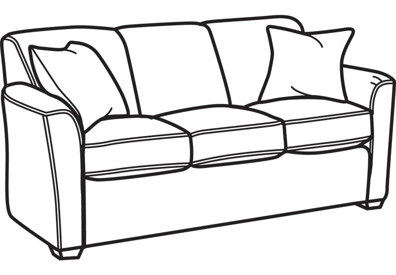 Flexsteel 5936-43 Lakewood Fabric Full Sleeper Flexsteel 5936-43 Lakewood Fabric Full Sleeper
