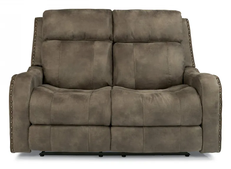 Flexsteel 1418-60PH Springfield Fabric Power Reclining Loveseat with Power Headrests Flexsteel 1418-60PH Springfield Fabric Power Reclining Loveseat with Power Headrests