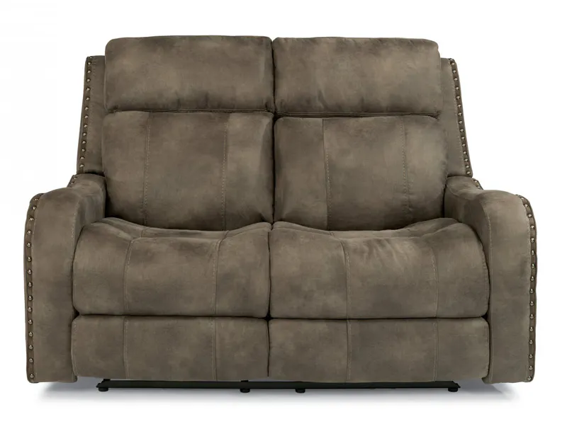 Flexsteel 1418-60PH Springfield Fabric Power Reclining Loveseat with Power Headrests Flexsteel 1418-60PH Springfield Fabric Power Reclining Loveseat with Power Headrests