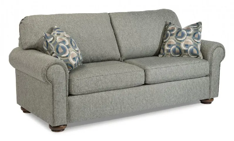 Flexsteel 5536-43 Preston Fabric Full Sleeper with Nailhead Trim Flexsteel 5536-43 Preston Fabric Full Sleeper with Nailhead Trim