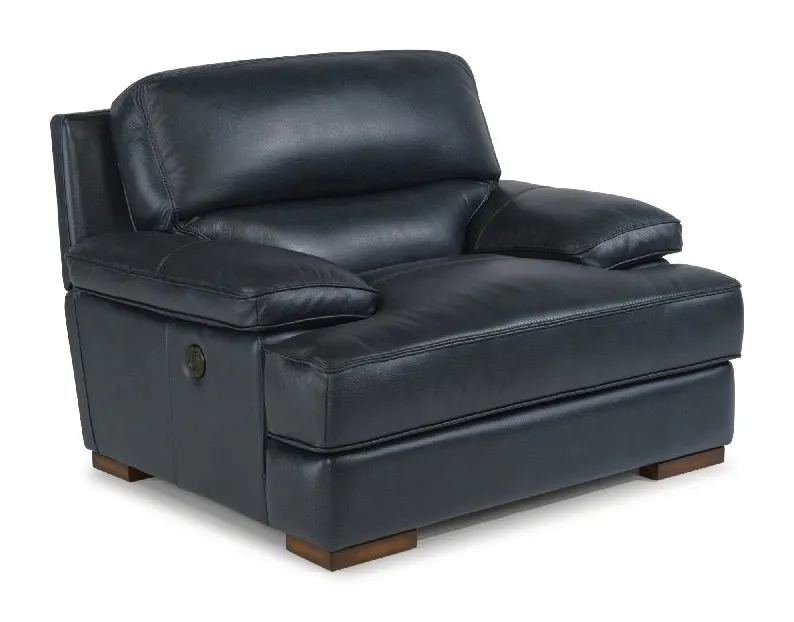 Flexsteel 1113-15P Jade Leather Power-Back Chair Flexsteel 1113-15P Jade Leather Power-Back Chair