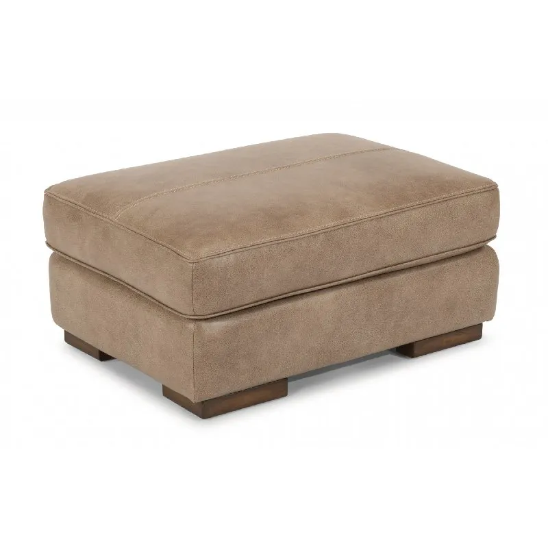 Flexsteel 1113-08 Jade Leather Ottoman