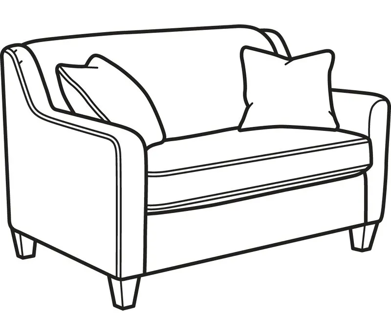Flexsteel 5118-41 Holly Fabric Twin Sleeper Flexsteel 5118-41 Holly Fabric Twin Sleeper