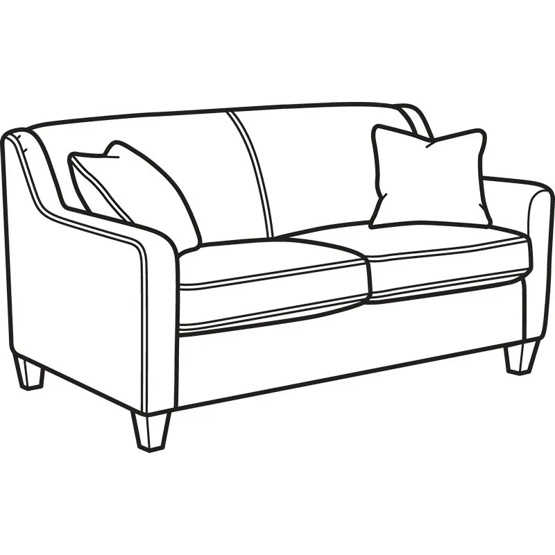 Flexsteel 5118-43 Holly Fabric Full Sleeper
