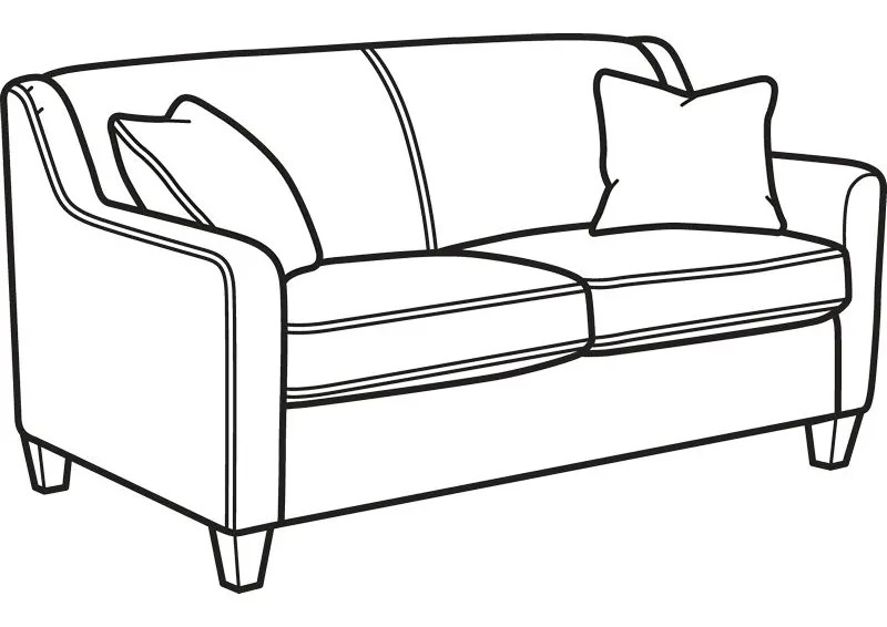 Flexsteel 5118-43 Holly Fabric Full Sleeper Flexsteel 5118-43 Holly Fabric Full Sleeper