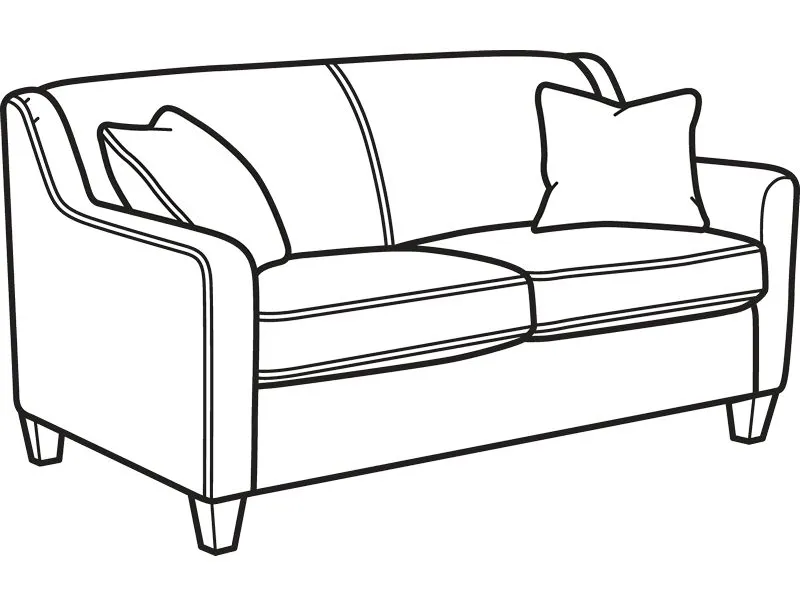 Flexsteel 5118-43 Holly Fabric Full Sleeper Flexsteel 5118-43 Holly Fabric Full Sleeper