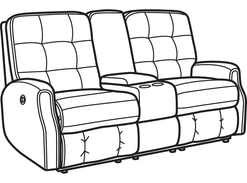 Flexsteel 2882-601M Devon Fabric Power Reclining Loveseat with Console and without Nailhead Trim Flexsteel 2882-601M Devon Fabric Power Reclining Loveseat with Console and without Nailhead Trim