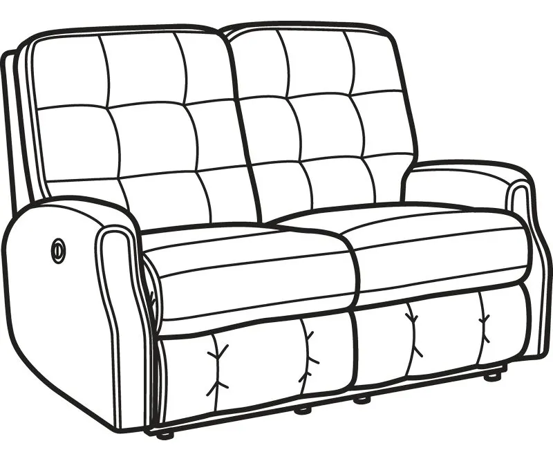 Flexsteel 2882-60M Devon Fabric Power Reclining Loveseat without Nailhead Trim Flexsteel 2882-60M Devon Fabric Power Reclining Loveseat without Nailhead Trim