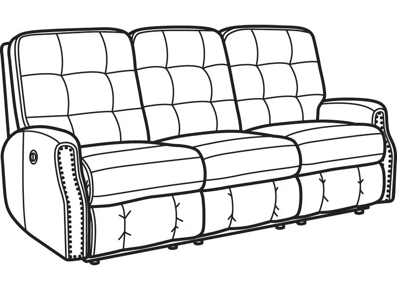 Flexsteel 3881-62M Devon Leather Power Reclining Sofa with Nailhead Trim Flexsteel 3881-62M Devon Leather Power Reclining Sofa with Nailhead Trim