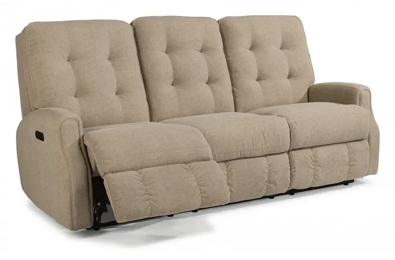 Flexsteel 3882-62H Devon Leather Power Reclining Sofa with Power Headrests and without Nailhead Trim Flexsteel 3882-62H Devon Leather Power Reclining Sofa with Power Headrests and without Nailhead Trim