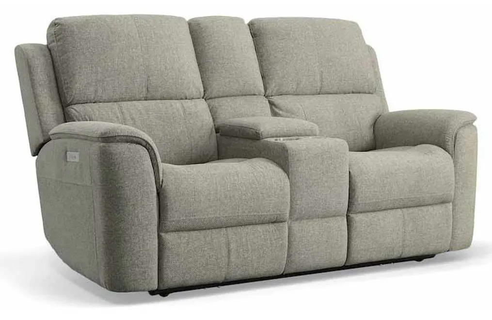 Flexsteel 1041-64PH Henry Power Reclining Loveseat with Console and Power Headrests and Lumbar Flexsteel 1041-64PH Henry Power Reclining Loveseat with Console and Power Headrests and Lumbar