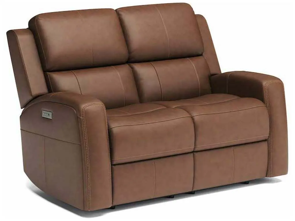 Flexsteel 1043-60PH Linden Power Reclining Loveseat with Power Headrests and Lumbar Flexsteel 1043-60PH Linden Power Reclining Loveseat with Power Headrests and Lumbar