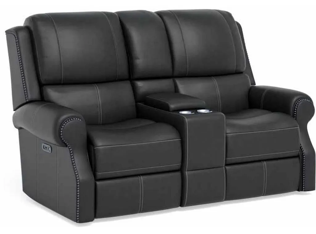 Flexsteel 1503-64PH Rylan Power Reclining Loveseat with Console and Power Headrests Flexsteel 1503-64PH Rylan Power Reclining Loveseat with Console and Power Headrests