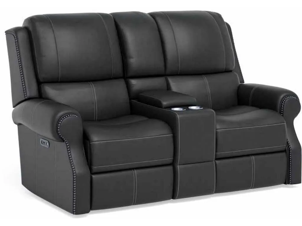 Flexsteel 1503-64PH Rylan Power Reclining Loveseat with Console and Power Headrests Flexsteel 1503-64PH Rylan Power Reclining Loveseat with Console and Power Headrests