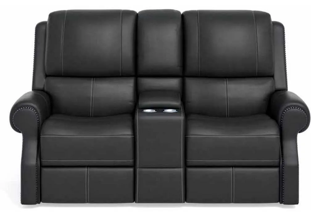 Flexsteel 1503-64PH Rylan Power Reclining Loveseat with Console and Power Headrests Flexsteel 1503-64PH Rylan Power Reclining Loveseat with Console and Power Headrests