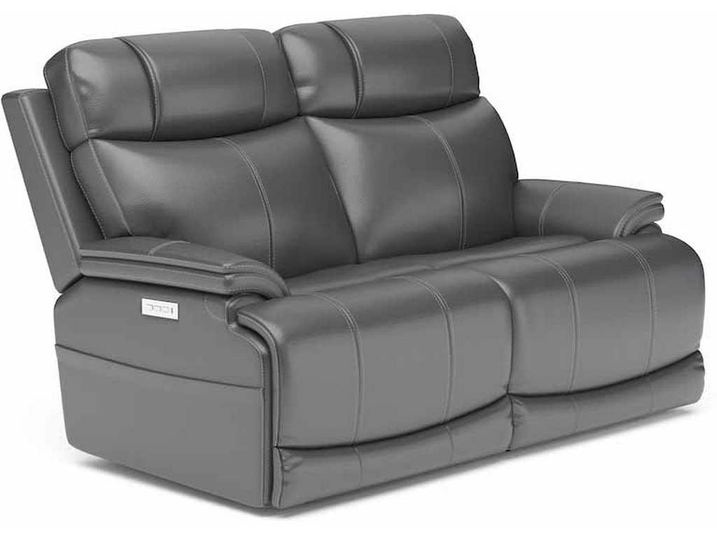 Flexsteel 1584-60PH Logan Power Reclining Loveseat with Power Headrests and Lumbar Flexsteel 1584-60PH Logan Power Reclining Loveseat with Power Headrests and Lumbar