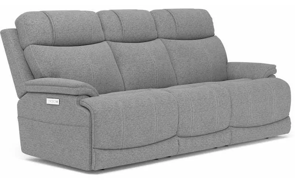 Flexsteel 1584-62PH Logan Power Reclining Sofa with Power Headrests and Lumbar Flexsteel 1584-62PH Logan Power Reclining Sofa with Power Headrests and Lumbar