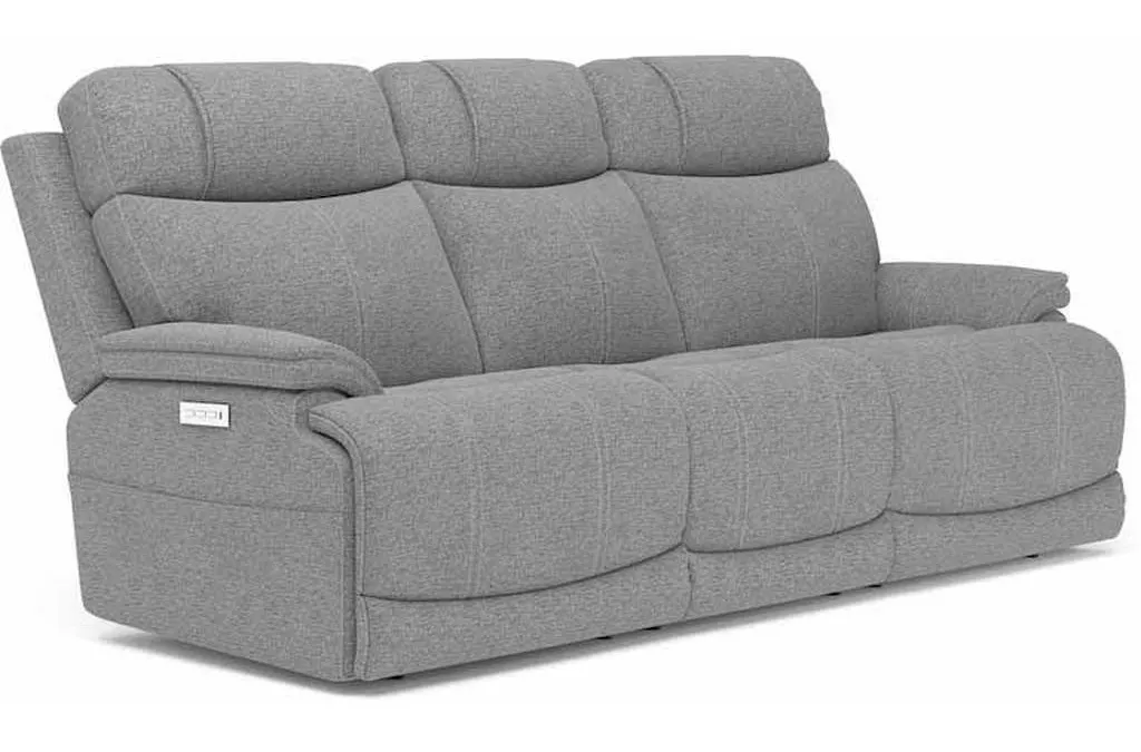 Flexsteel 1584-62PH Logan Power Reclining Sofa with Power Headrests and Lumbar Flexsteel 1584-62PH Logan Power Reclining Sofa with Power Headrests and Lumbar