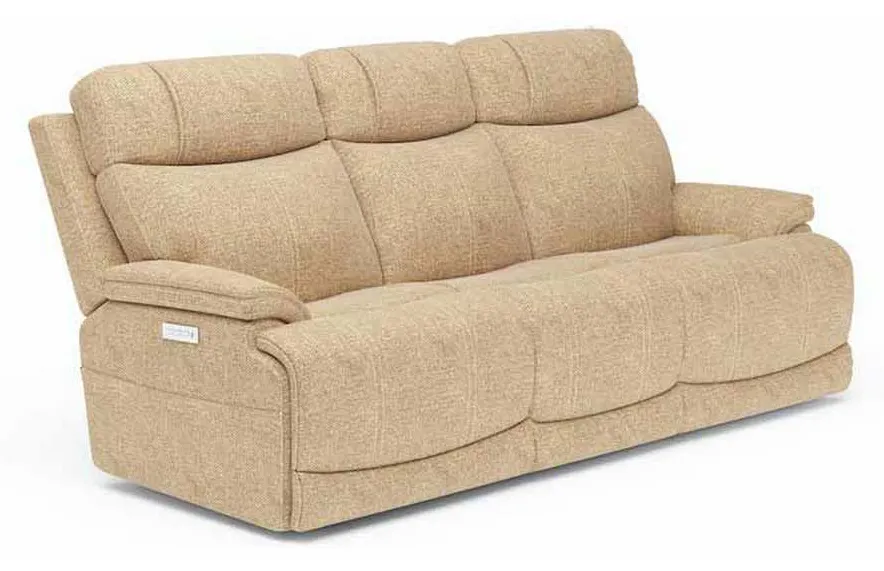 Flexsteel 1584-62PH Logan Power Reclining Sofa with Power Headrests and Lumbar Flexsteel 1584-62PH Logan Power Reclining Sofa with Power Headrests and Lumbar