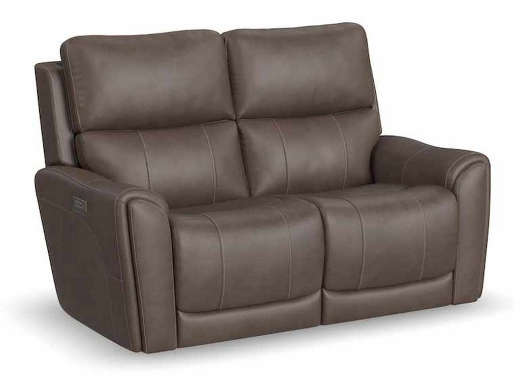 Flexsteel 1587-60PH  Carter Power Reclining Loveseat with Power Headrests and Lumbar