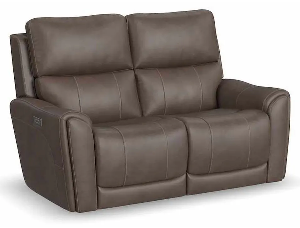 Flexsteel 1587-60PH Carter Power Reclining Loveseat with Power Headrests and Lumbar Flexsteel 1587-60PH Carter Power Reclining Loveseat with Power Headrests and Lumbar