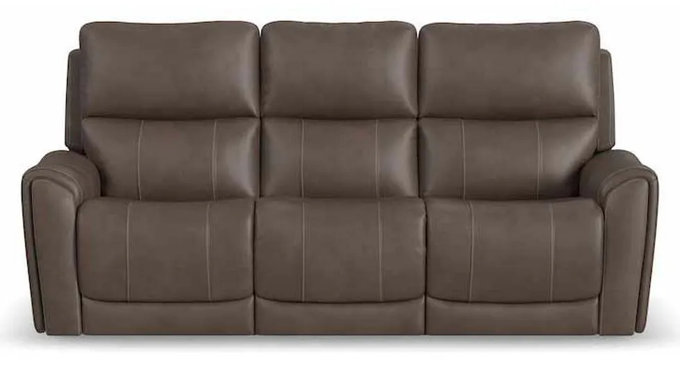 Flexsteel 1587-63PH Carter Power Reclining Sofa with Console and Power Headrests and Lumbar Flexsteel 1587-63PH Carter Power Reclining Sofa with Console and Power Headrests and Lumbar