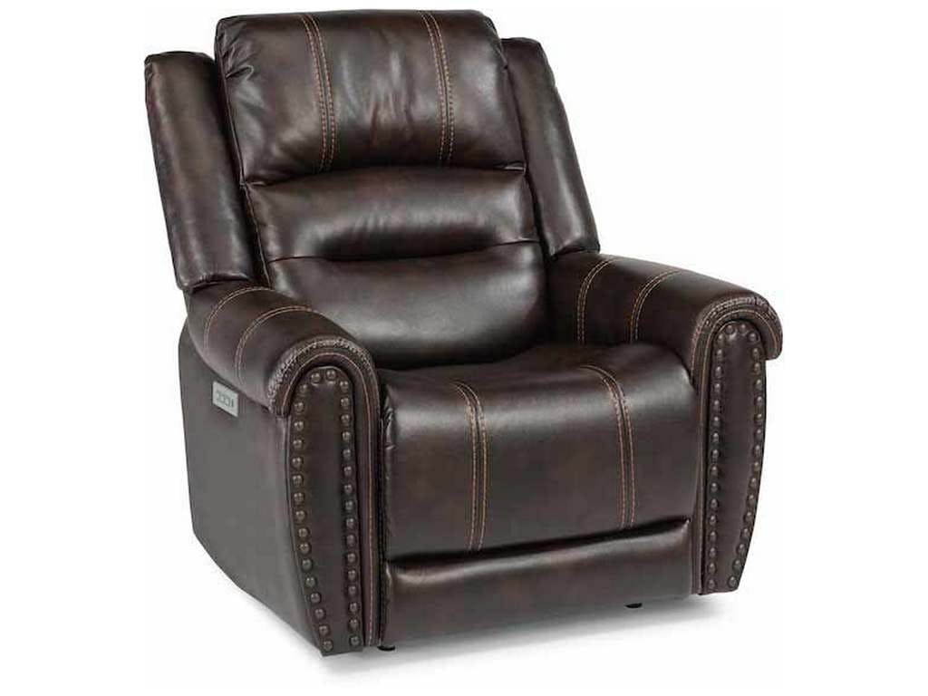 Flexsteel 1590-50PH  Oscar Power Recliner with Power Headrest and Lumbar