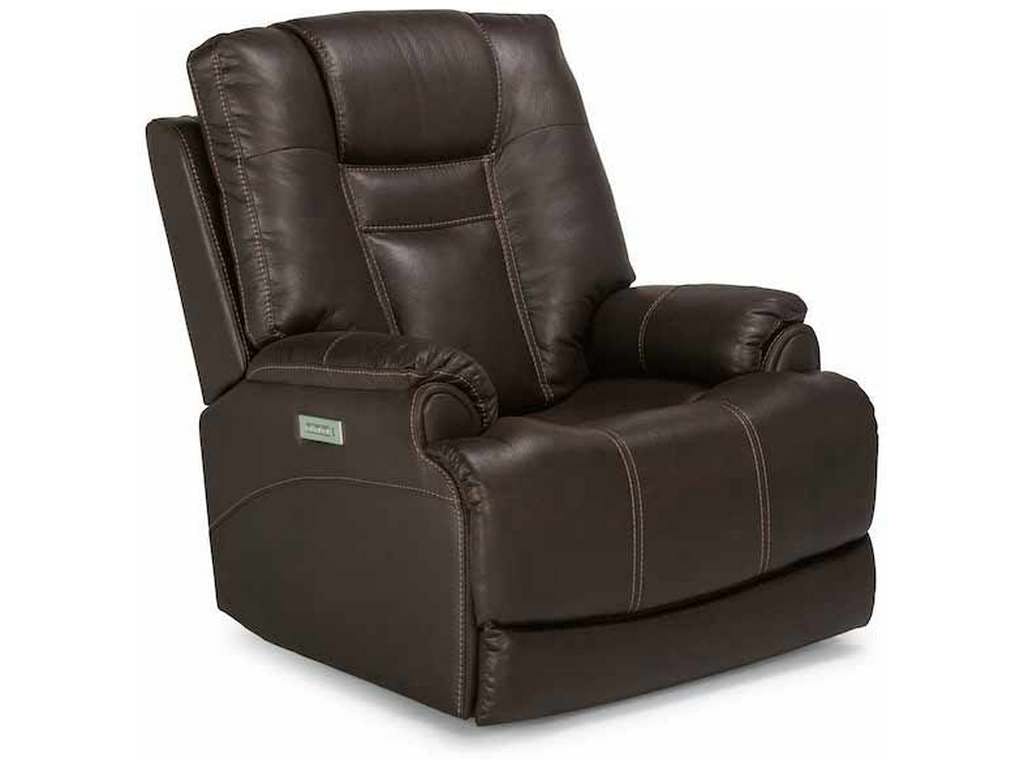Flexsteel 1714-50PH  Marley Power Recliner with Power Headrest and Lumbar