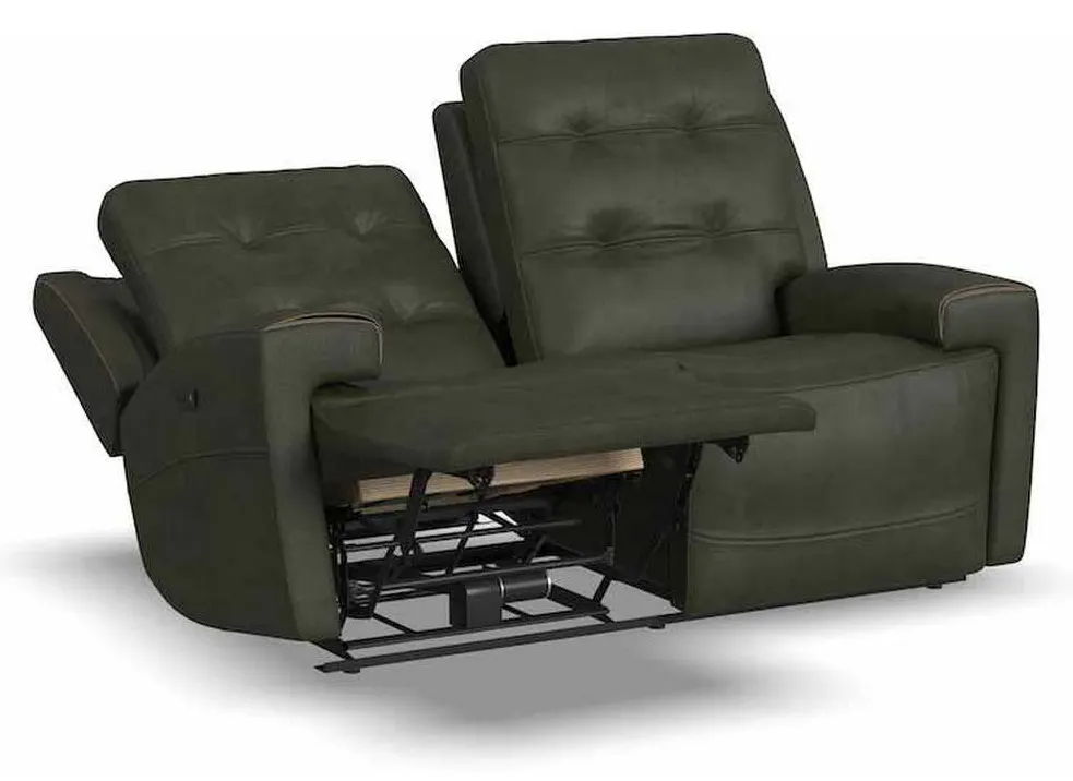 Flexsteel 1781-60PH Iris Power Reclining Loveseat with Power Headrests Flexsteel 1781-60PH Iris Power Reclining Loveseat with Power Headrests