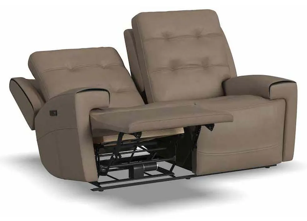 Flexsteel 1781-60PH Iris Power Reclining Loveseat with Power Headrests Flexsteel 1781-60PH Iris Power Reclining Loveseat with Power Headrests