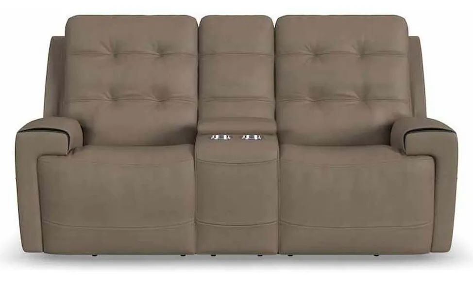 Flexsteel 1781-64PH Iris Power Reclining Loveseat with Console and Power Headrests Flexsteel 1781-64PH Iris Power Reclining Loveseat with Console and Power Headrests