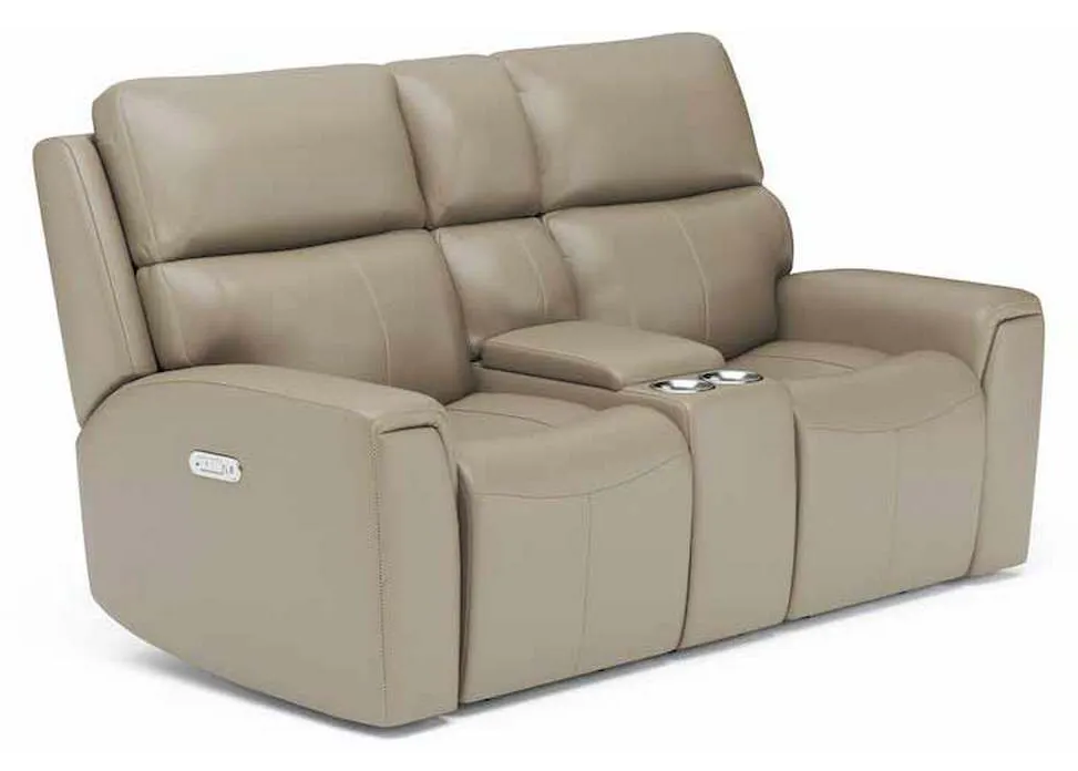 Flexsteel 1828-64PH Jarvis Power Reclining Loveseat with Console and Power Headrests Flexsteel 1828-64PH Jarvis Power Reclining Loveseat with Console and Power Headrests