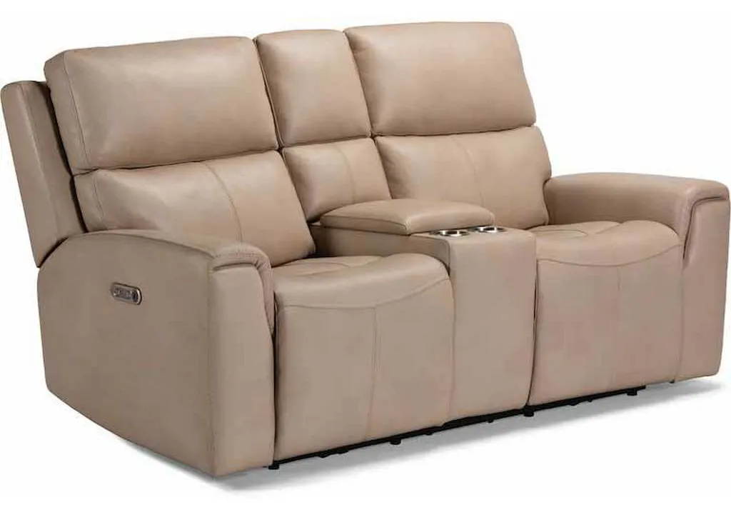 Flexsteel 1828-64PH Jarvis Power Reclining Loveseat with Console and Power Headrests Flexsteel 1828-64PH Jarvis Power Reclining Loveseat with Console and Power Headrests