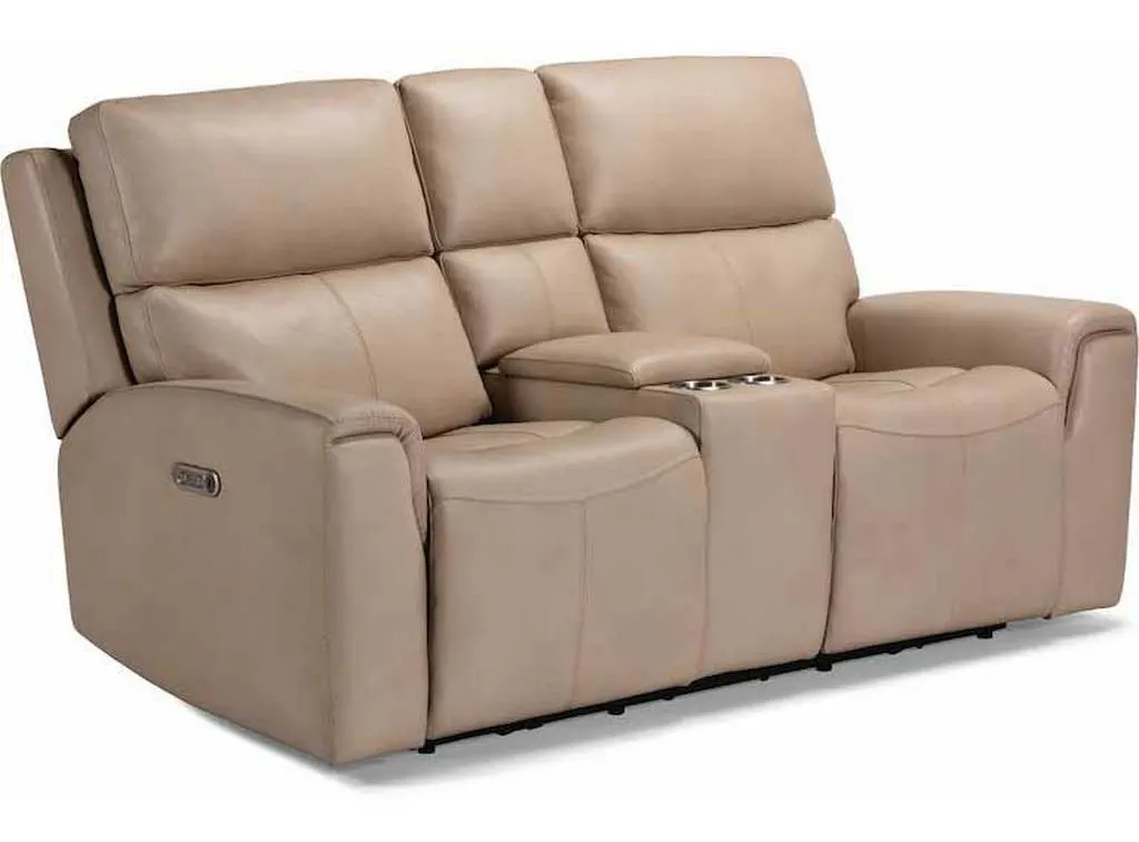 Flexsteel 1828-64PH Jarvis Power Reclining Loveseat with Console and Power Headrests Flexsteel 1828-64PH Jarvis Power Reclining Loveseat with Console and Power Headrests