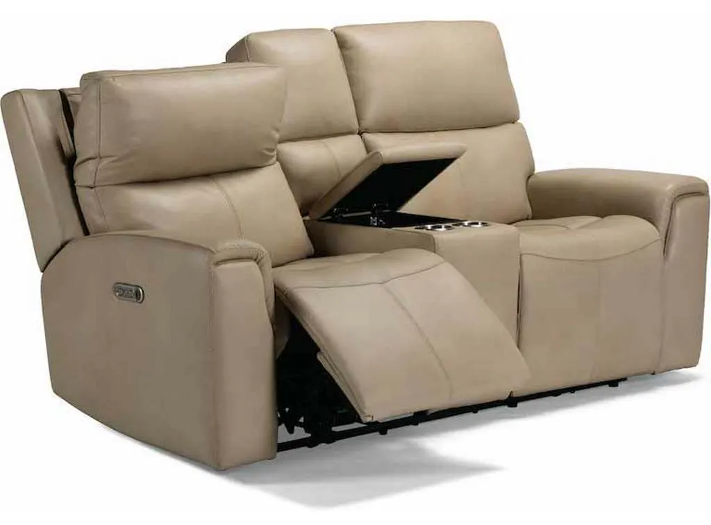 Flexsteel 1828-64PH Jarvis Power Reclining Loveseat with Console and Power Headrests Flexsteel 1828-64PH Jarvis Power Reclining Loveseat with Console and Power Headrests