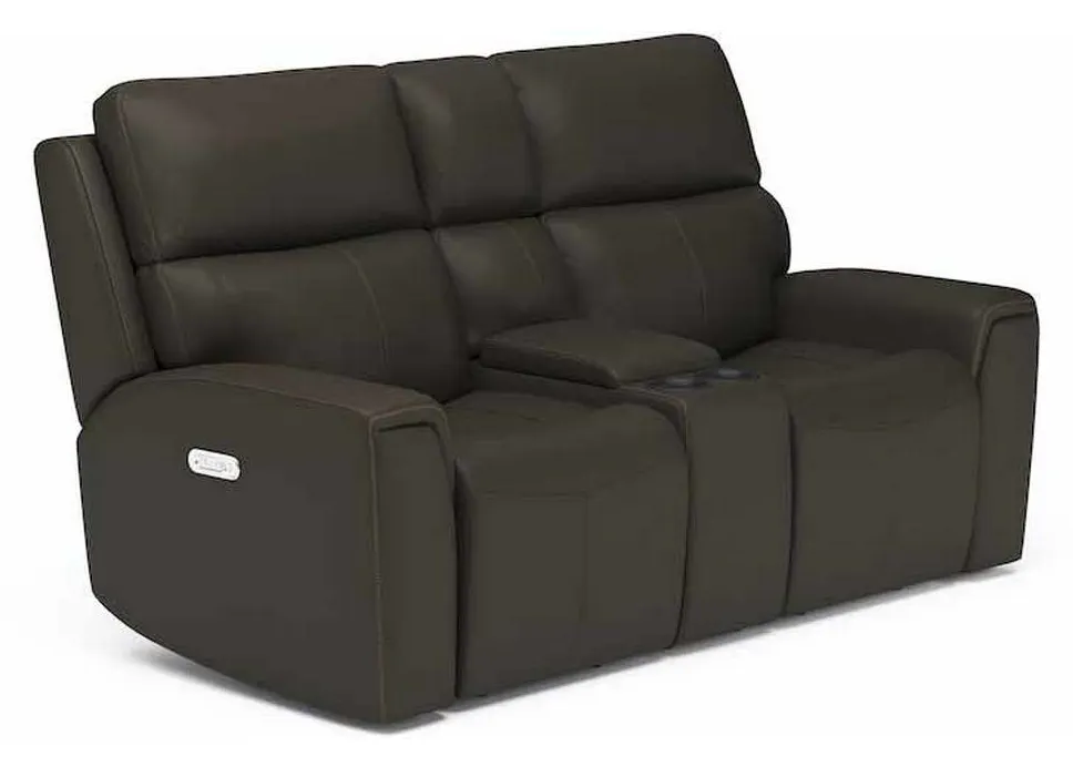 Flexsteel 1828-64PH Jarvis Power Reclining Loveseat with Console and Power Headrests Flexsteel 1828-64PH Jarvis Power Reclining Loveseat with Console and Power Headrests