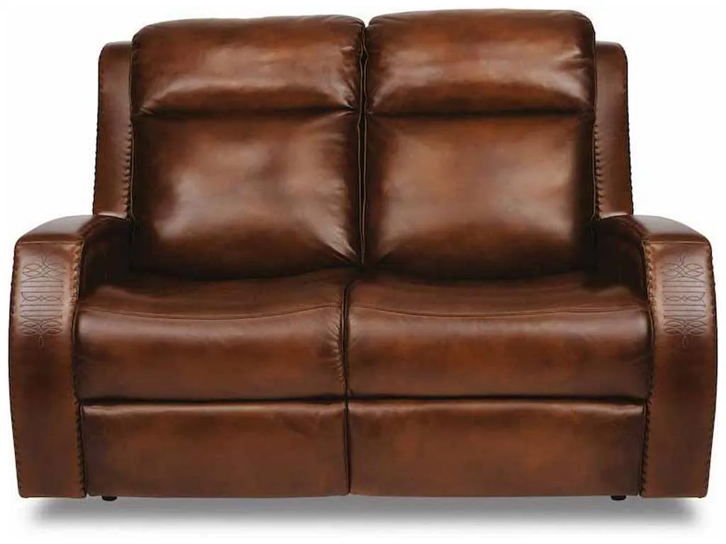 Flexsteel 1873-60PH  Mustang Power Reclining Loveseat with Power Headrests