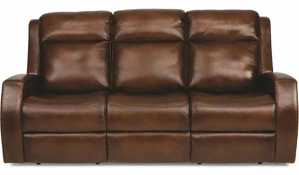Flexsteel 1873-62PH Mustang Power Reclining Sofa with Power Headrests Flexsteel 1873-62PH Mustang Power Reclining Sofa with Power Headrests