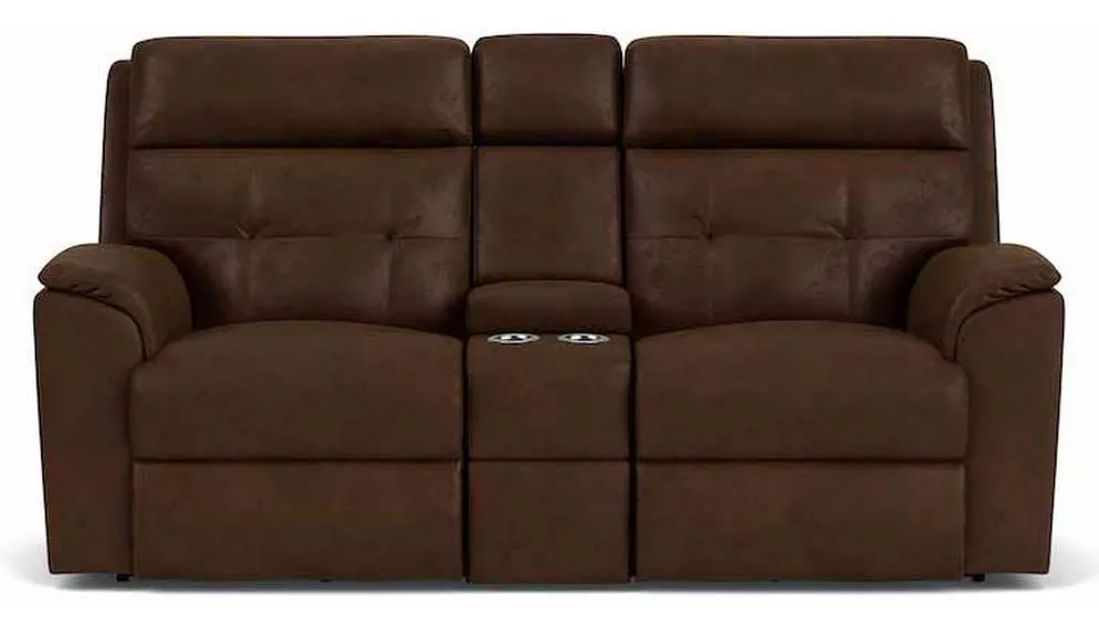 Flexsteel 2804-601 Mason Reclining Loveseat with Console Flexsteel 2804-601 Mason Reclining Loveseat with Console
