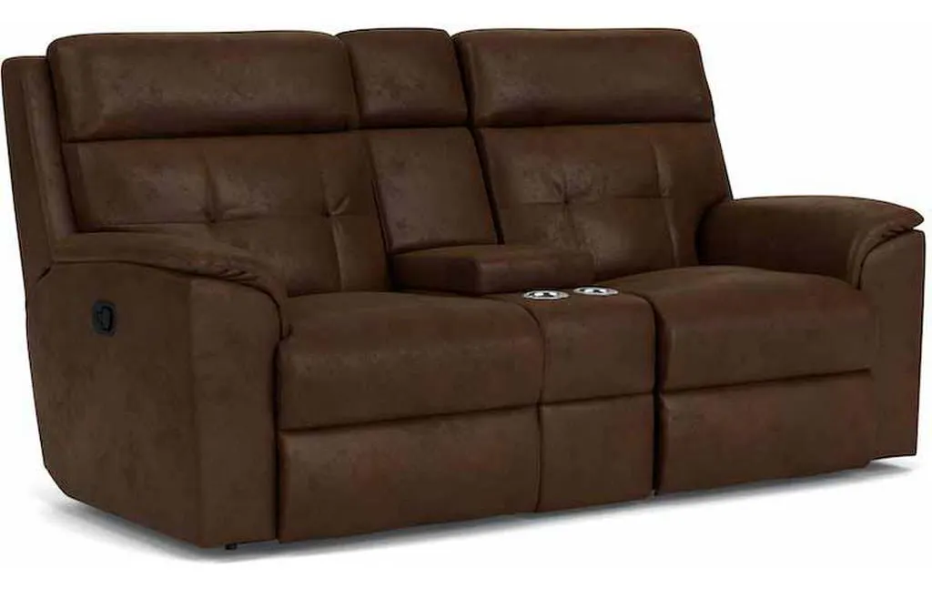 Flexsteel 2804-601 Mason Reclining Loveseat with Console Flexsteel 2804-601 Mason Reclining Loveseat with Console